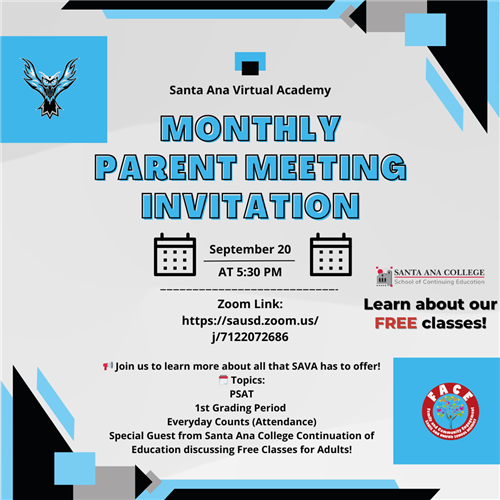 Monthly Parent Meetings